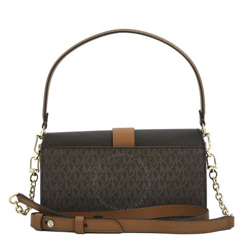 michael kors monigram bag|monogram print shoulder bag.